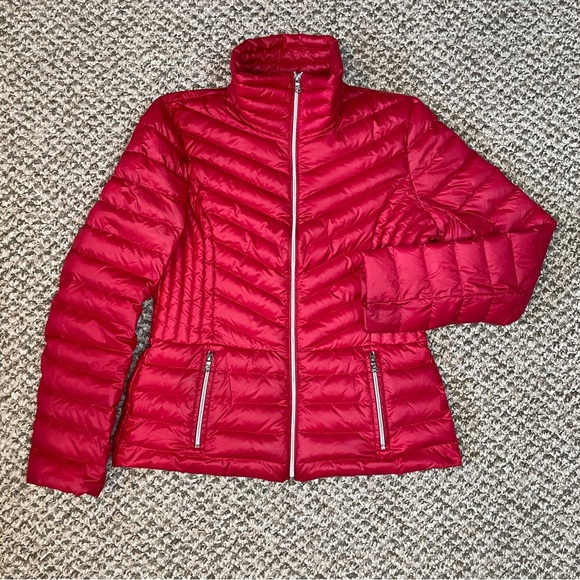 Kenneth Cole Reaction Jackets & Blazers - Kenneth Cole Reaction Packable Down Puffer Jacket - Red